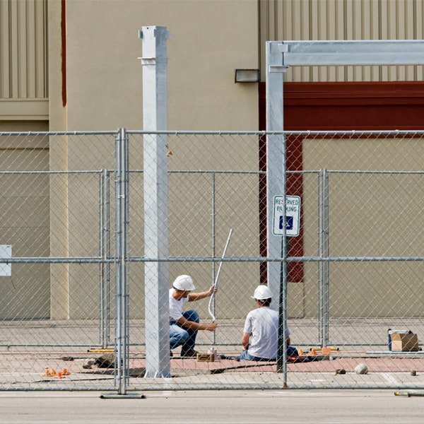 how much time can i rent the temporary fence for my building site or event in Commerce OK